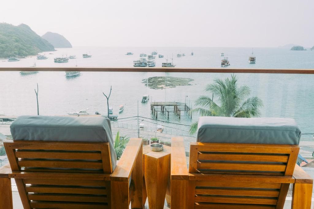 Labuan Bajo harbour and islands